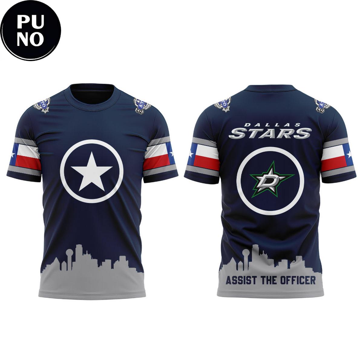 Dallas Stars 2026 Dallas Police Hoodie T-Shirt