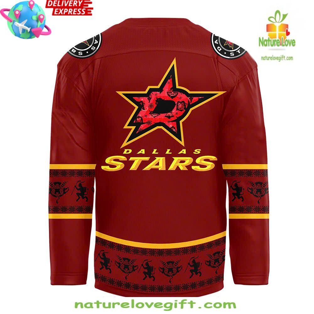 Dallas Stars Krampus Christmas Hockey Jersey Holiday Gift