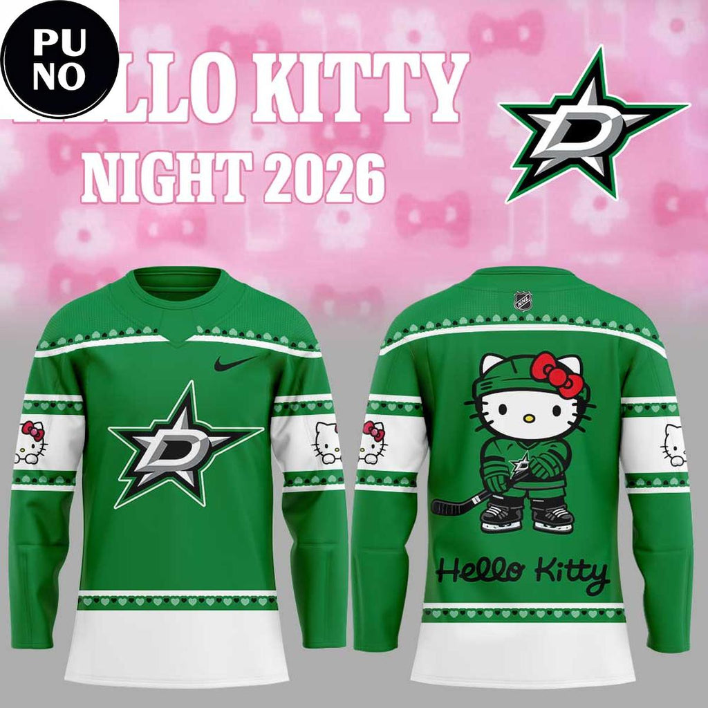 Dallas Stars Hello Kitty Night 2026 Hockey Jersey