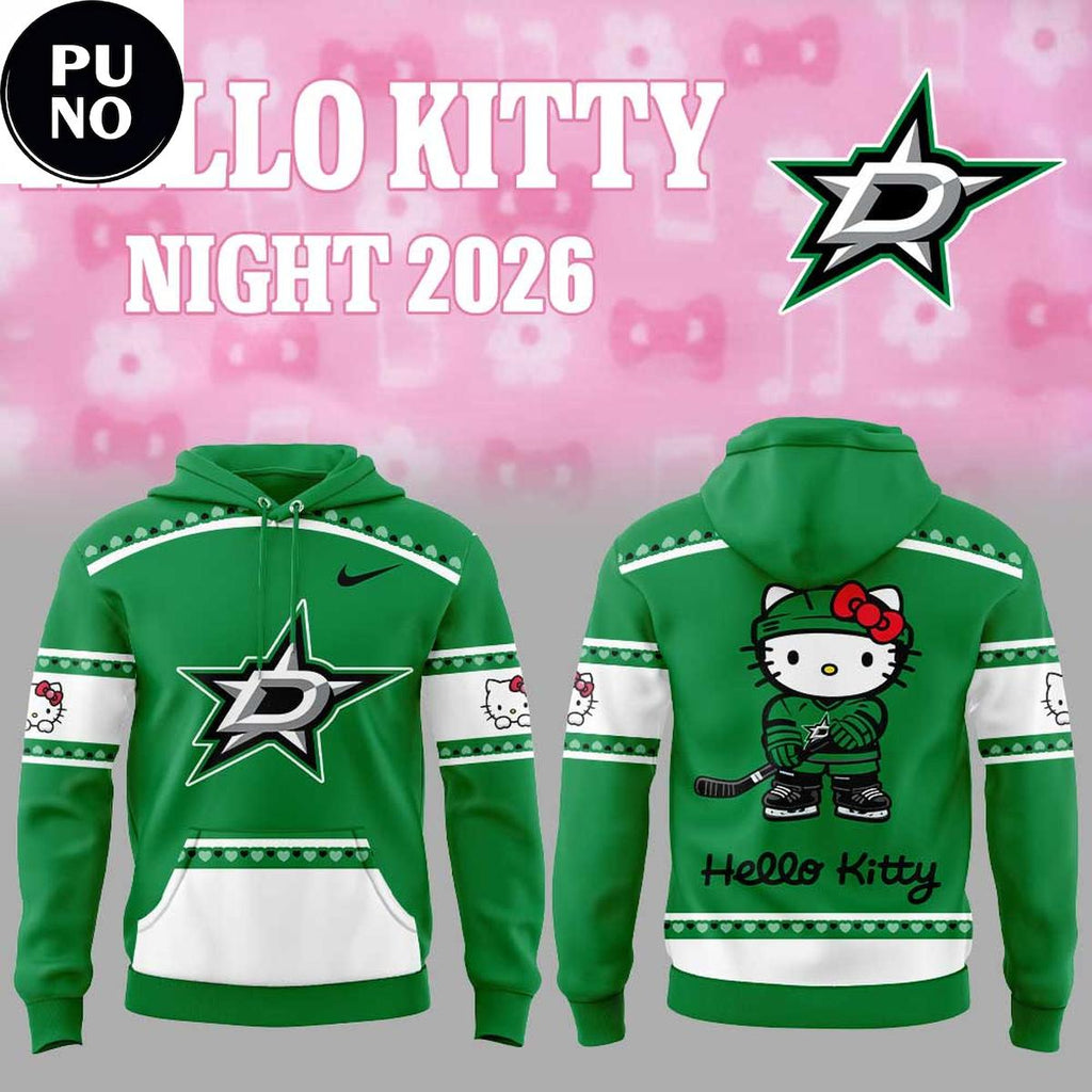 Dallas Stars Hello Kitty Night 2026 Hoodie T-Shirt