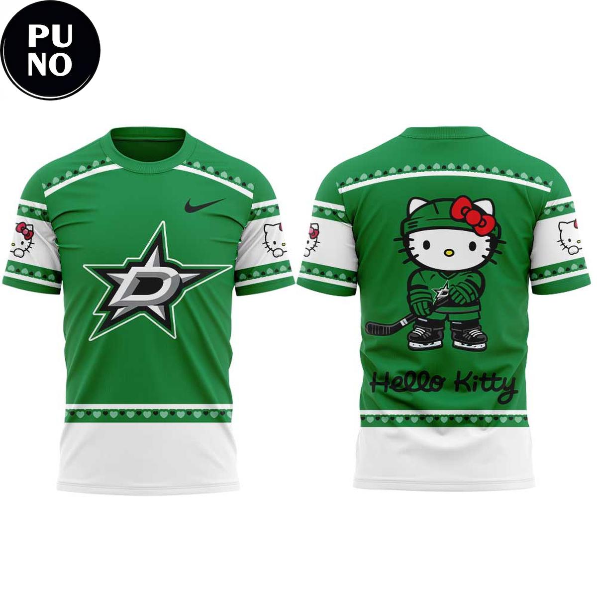 Dallas Stars Hello Kitty Night 2026 Hoodie T-Shirt