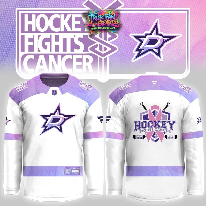 Dallas Stars Hockey Fights Cancer 2026 Hockey Jersey