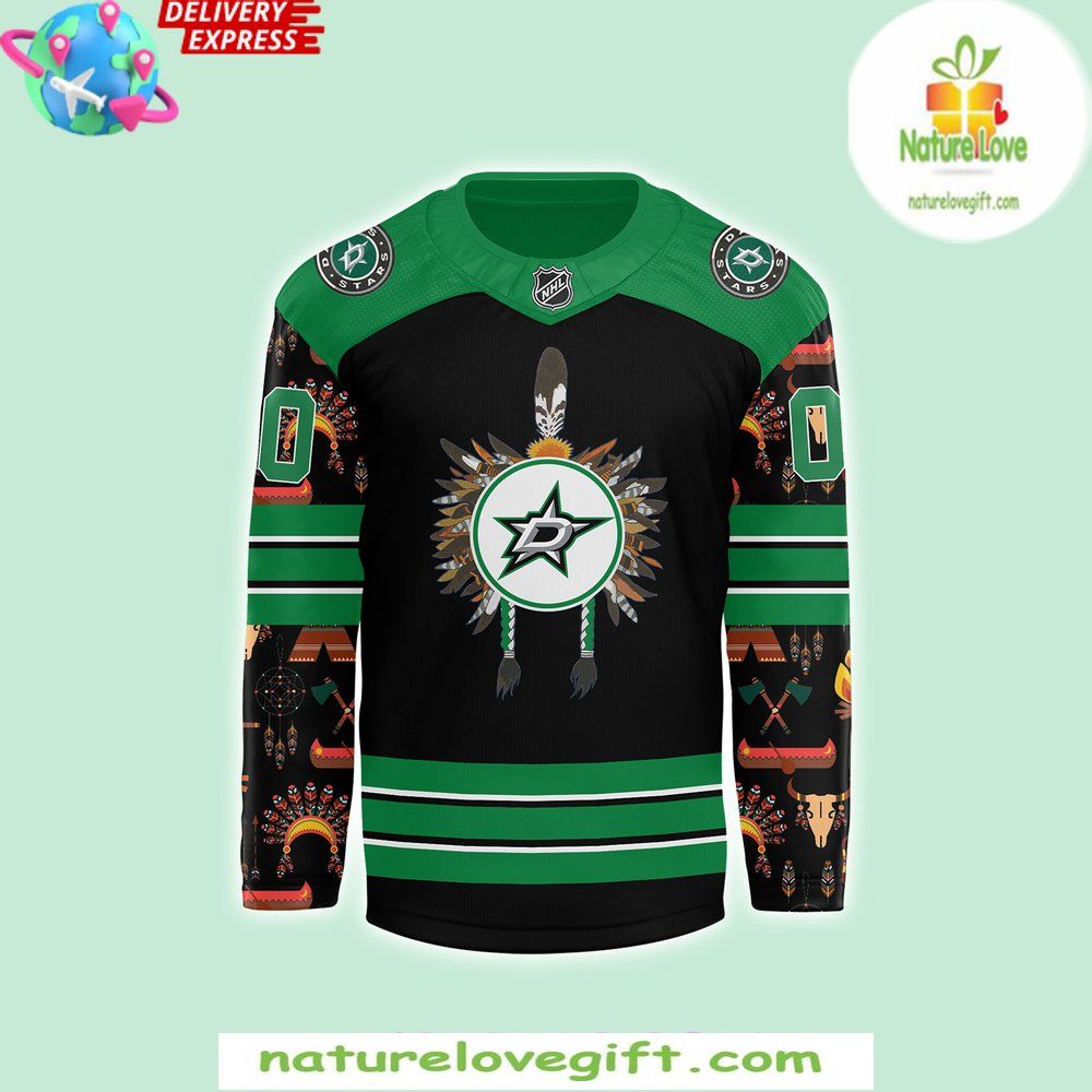 Dallas Stars Native American Heritage Month 2026 Jersey Hockey