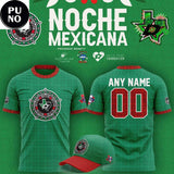 Dallas Stars Noche Mexicana 2026 Green Personalized T-Shirt