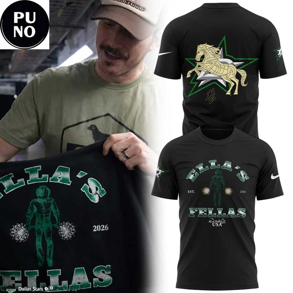 Dallas Stars x Ella’s Fellas 2026 Hoodie T-Shirt