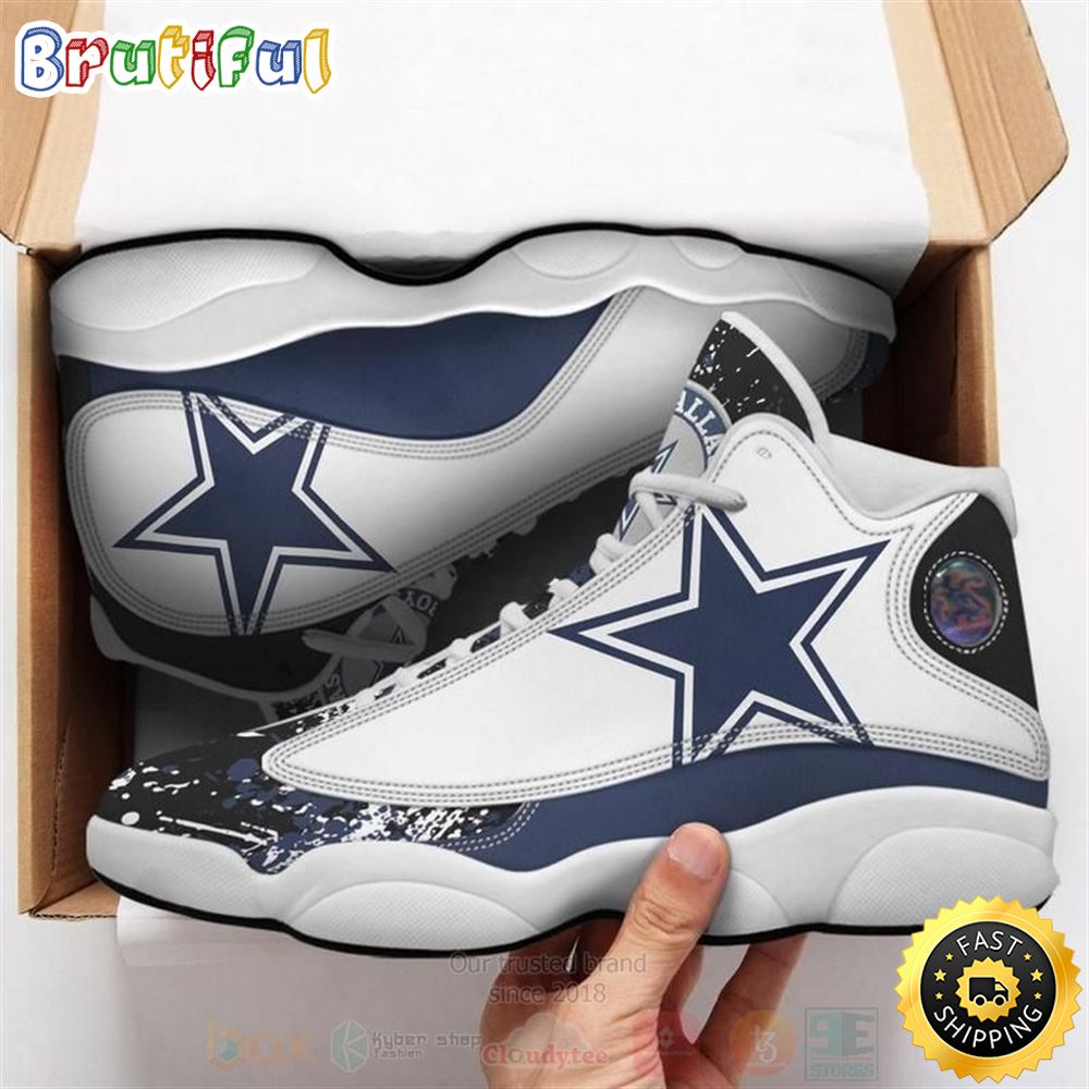 Dallas Cowboys Football Nfl Air Jordan 13 Shoes 2