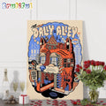 Dally In The Alley Detroit Michigan September 7 2024 Wall Art Poster Canvas