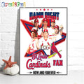 Damn Right I Am A St.Louis Cardinals Fan Forever Wall Art Poster Canvas