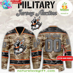 2026 Danbury Hat Tricks Military Hockey Jersey