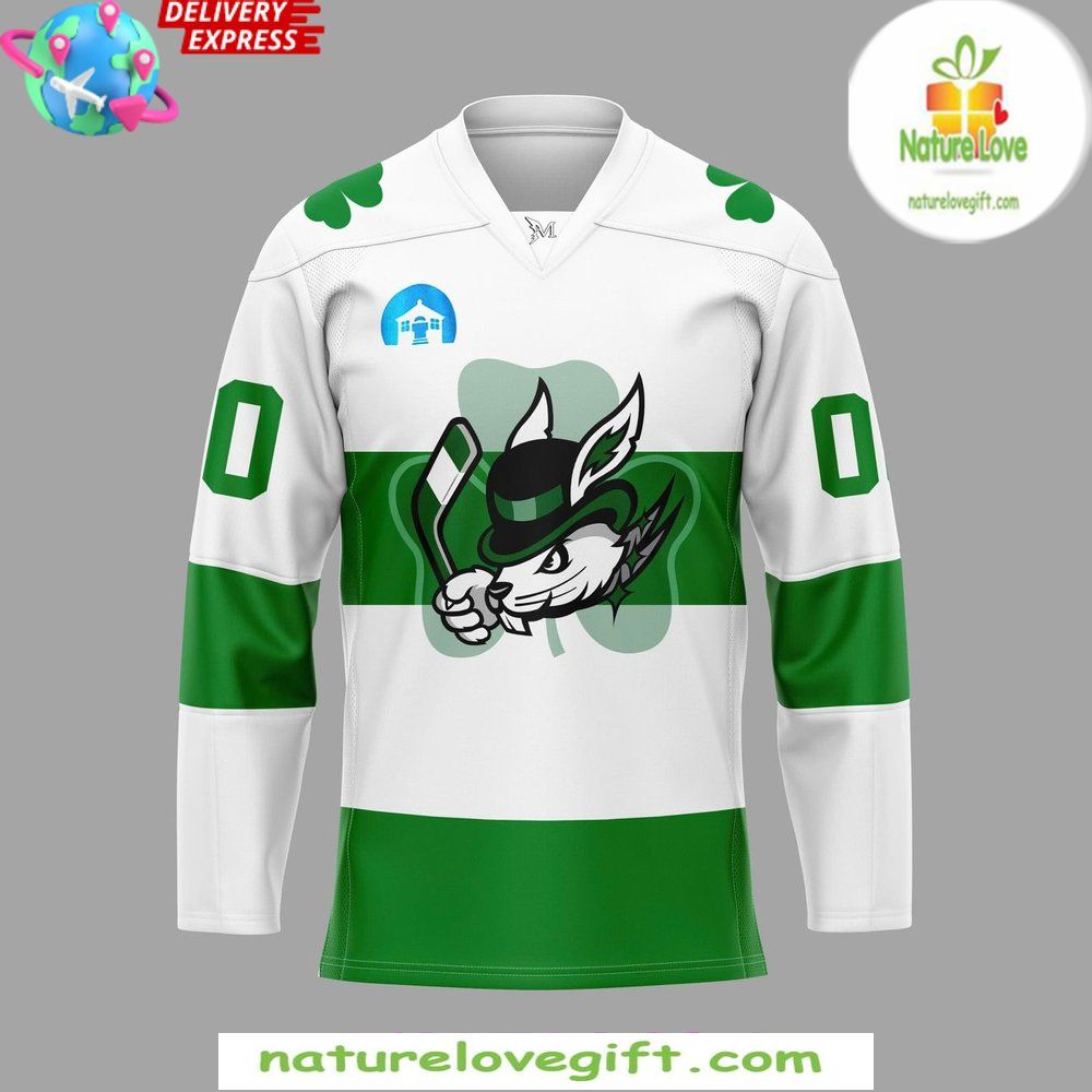 Danbury Hat Tricks St Patricks Day 2026 Hockey Jersey