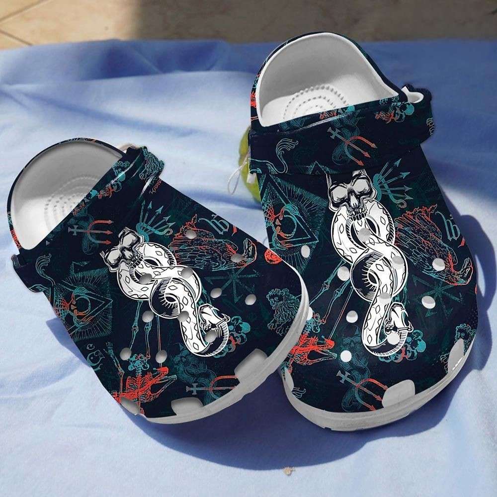 Dark Art Collage Harry Potter Crocs