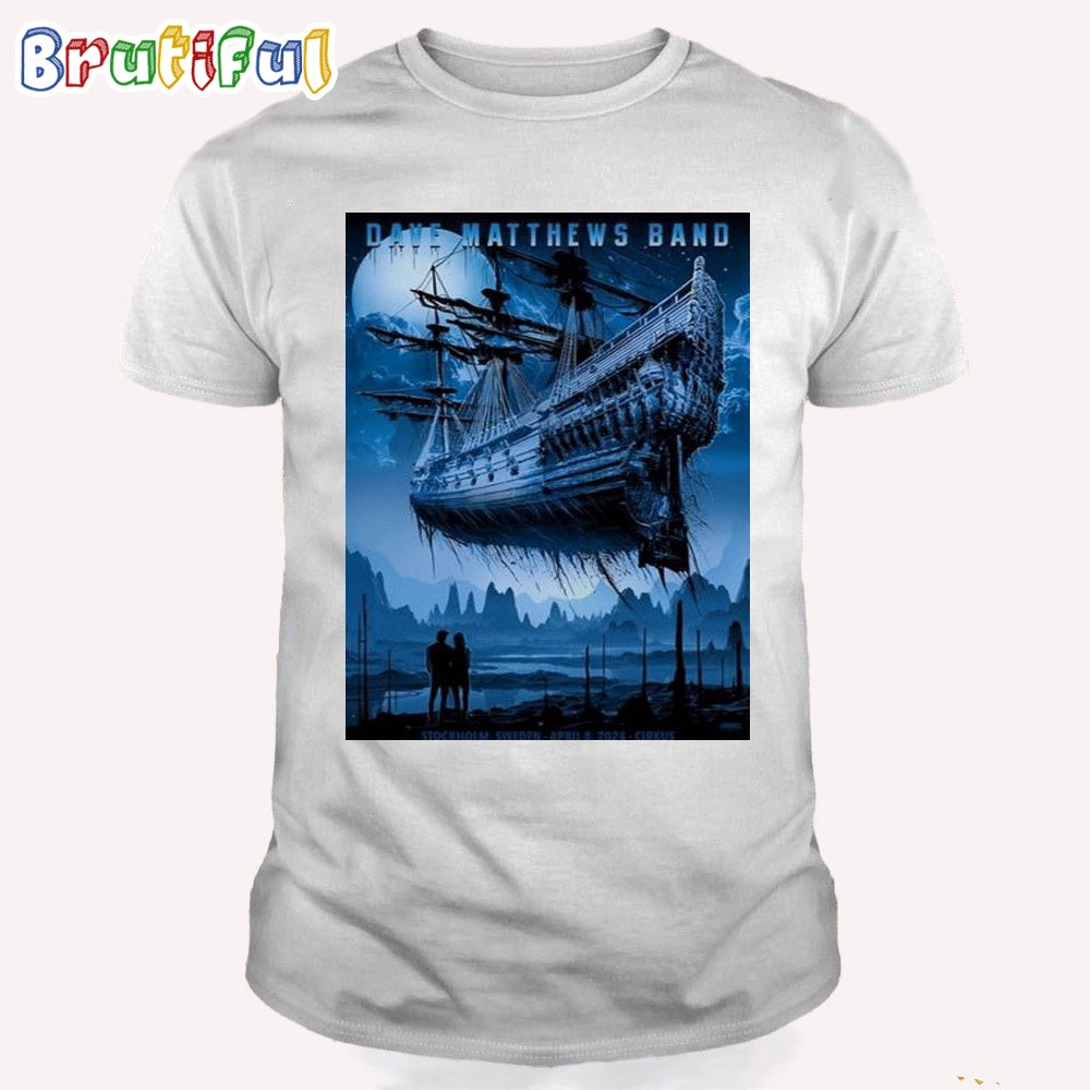 Dave Matthews Band Cirkus Stockholm Sweden April 2024 T Shirt