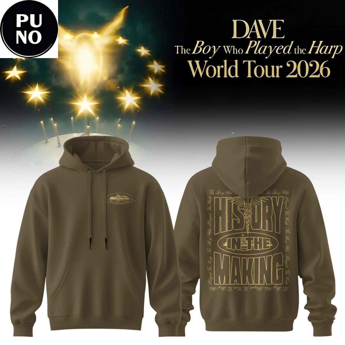 Dave The Boy Who Played The Harp World Tour 2026 Hoodie T-Shirt