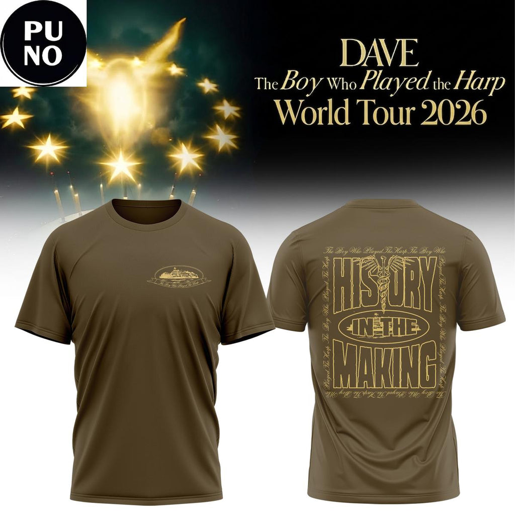 Dave The Boy Who Played The Harp World Tour 2026 Hoodie T-Shirt