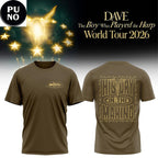 Dave The Boy Who Played The Harp World Tour 2026 Hoodie T-Shirt