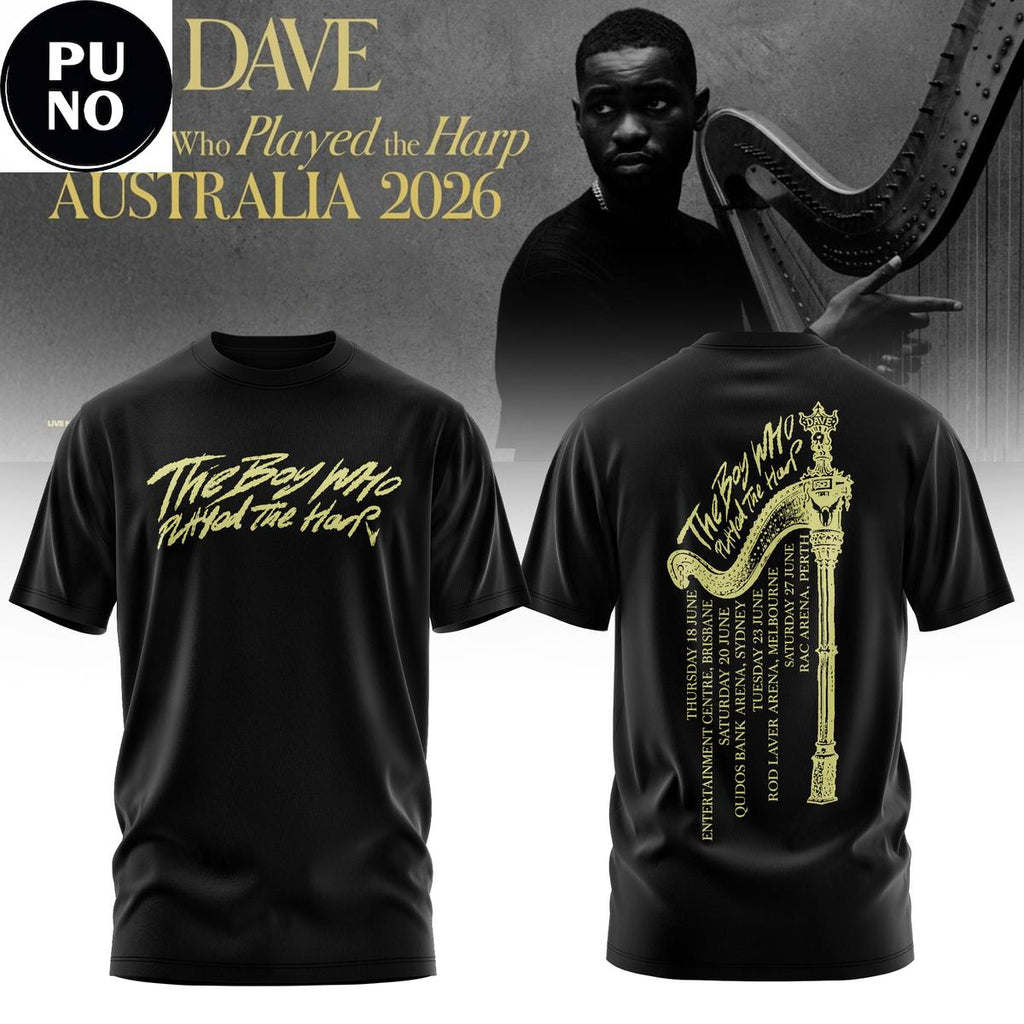 Dave The Boy Who Played the Harp Tour 2026 Hoodie T-Shirt