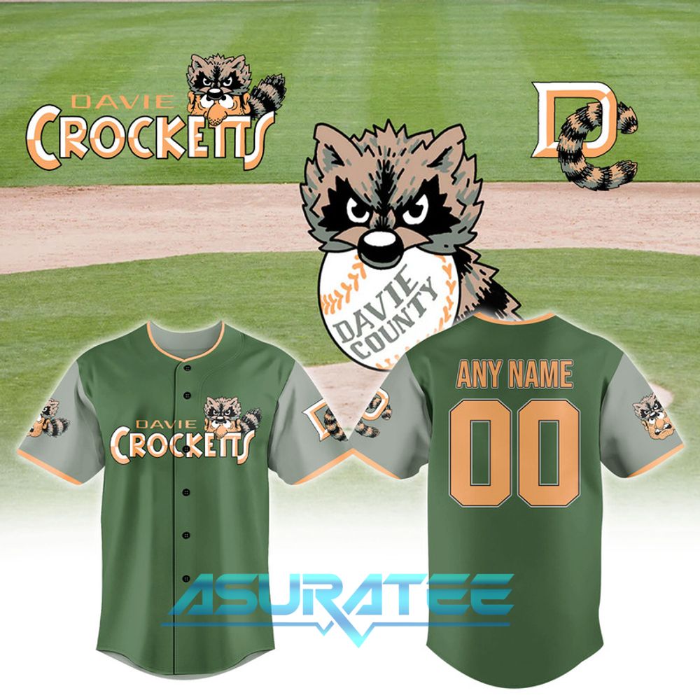 Davie Crocketts pay tribute to Davy Crockett Limited Baseball Jersey