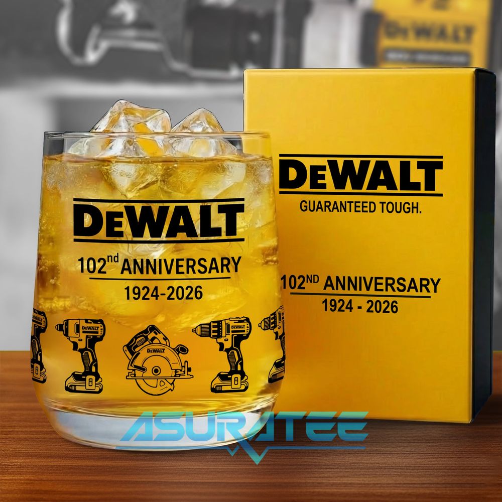 DeWalt 102nd Anniversary Commemorative Whiskey Glass