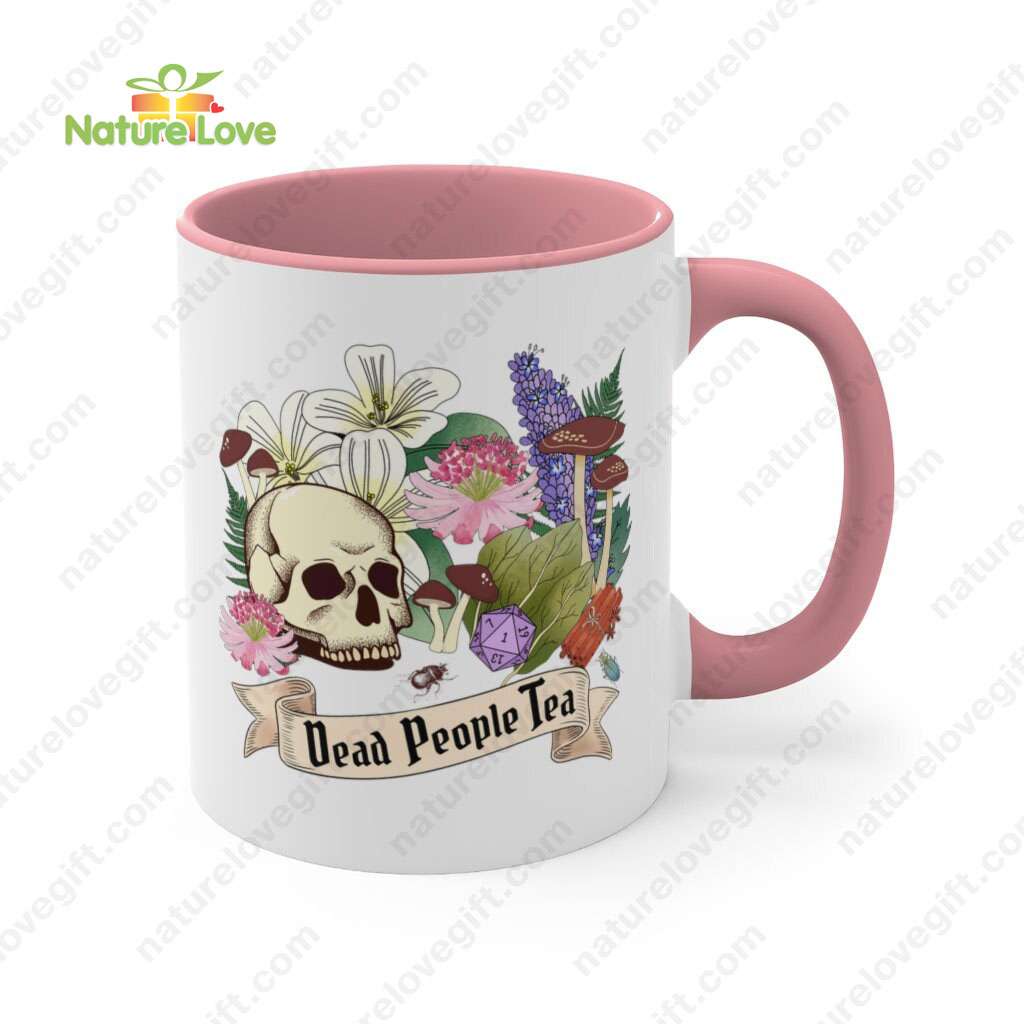 Dead People Tea Caduceus Clay Mug DnD Dungeons and Dragons Gift