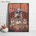 Dead Threads Cleveland Browns Football Wall Art Poster Canvas
