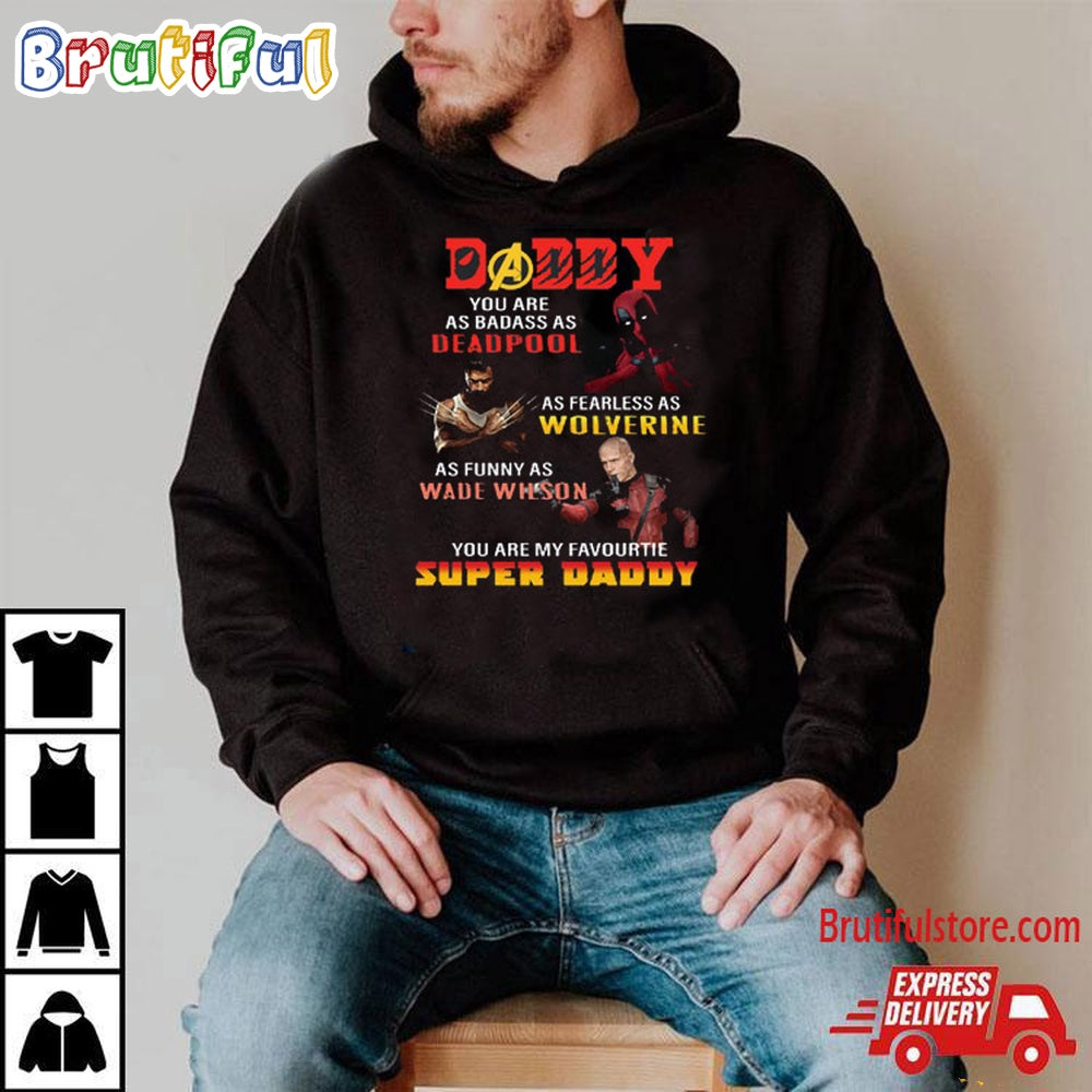 Deadpool Super Daddy T Shirt, Deadpool T Shirt