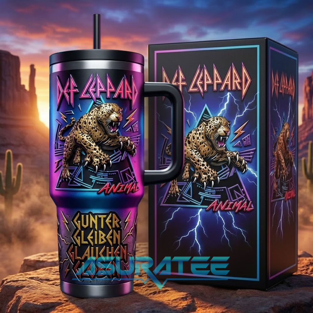 Def Leppard Gunter Glieben Glauchen Globen YETI Tumbler