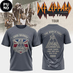 Def Leppard Live Tour 2026 Rock Brigade Hoodie T-Shirt