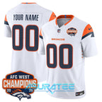 Denver Broncos 2025 AFC West Division Champions Limited Custom Jersey