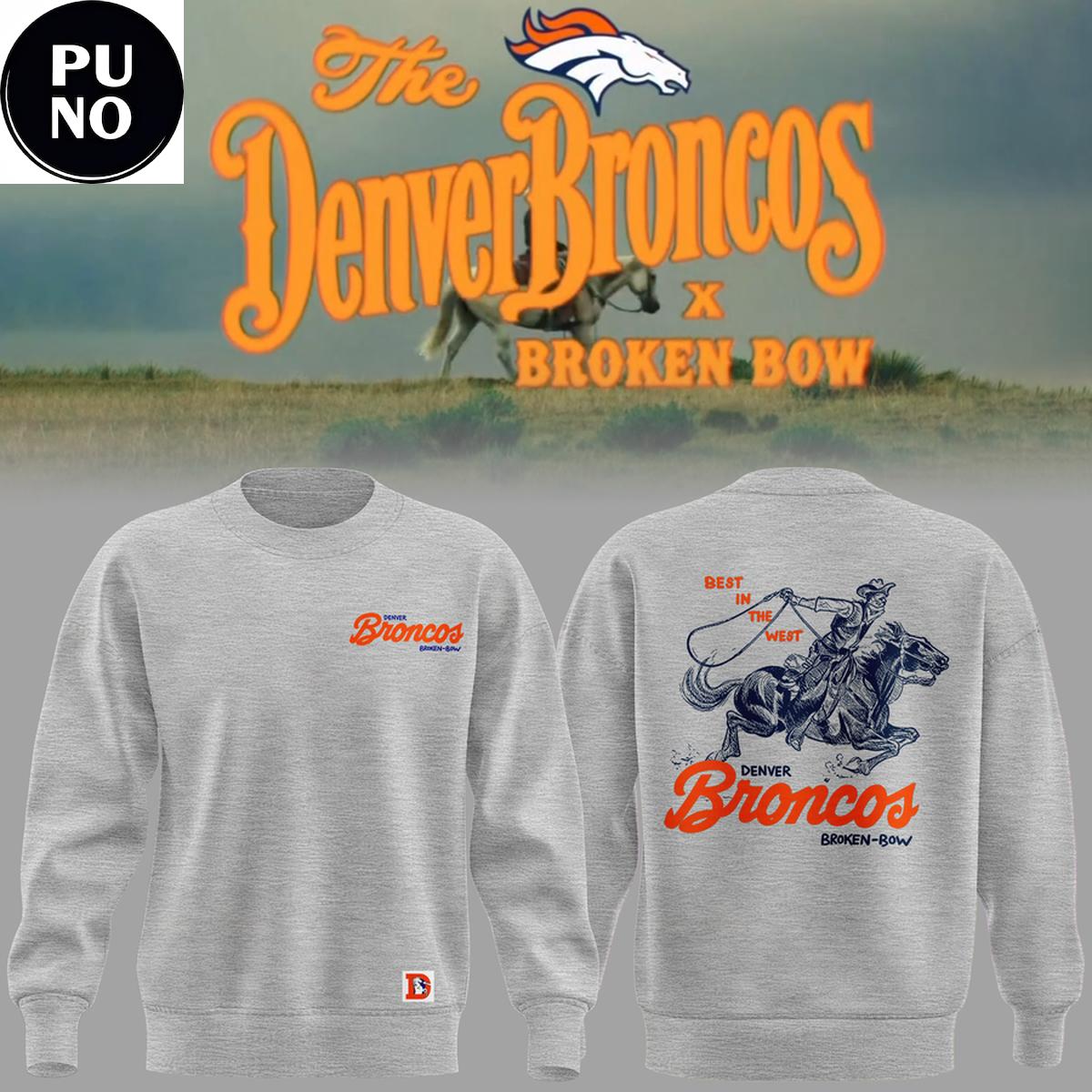 Denver Broncos 2026 Broken Bow Hoodie T-Shirt