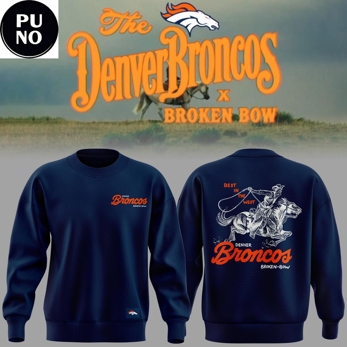 Denver Broncos 2026 Broken Bow Hoodie T-Shirt