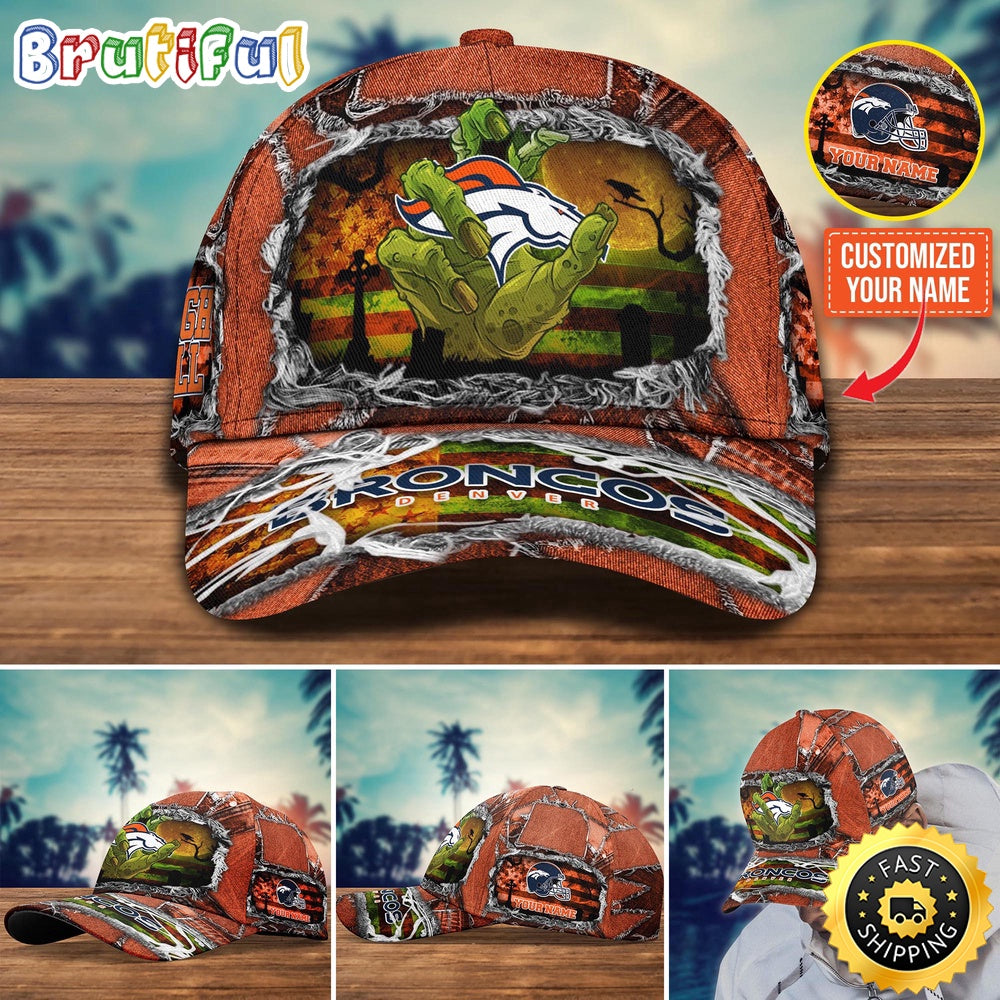 Denver Broncos Baseball Cap Halloween Cap Customize For This Season