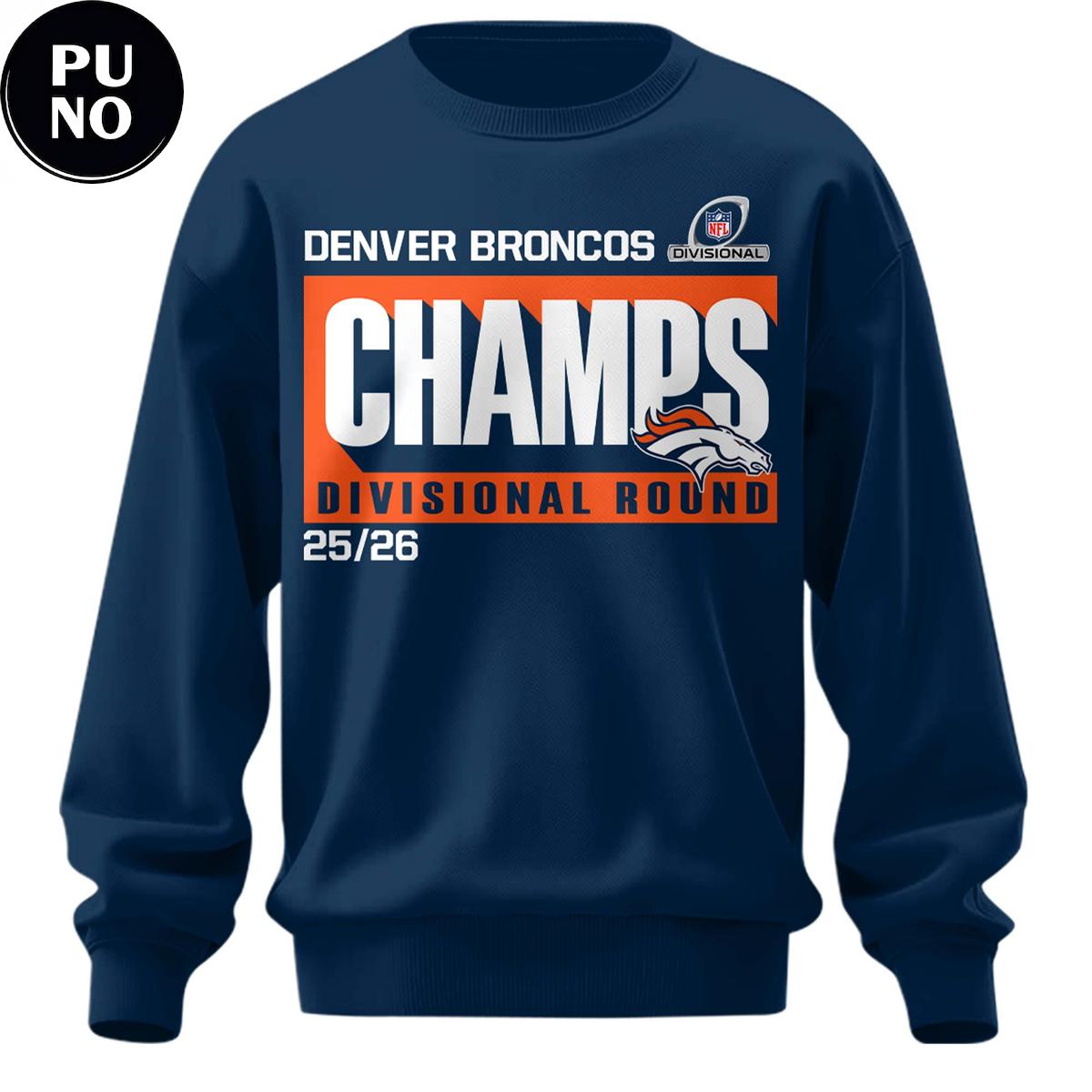 Denver Broncos Divisional Round Champions 2025-26 Hoodie Shirt