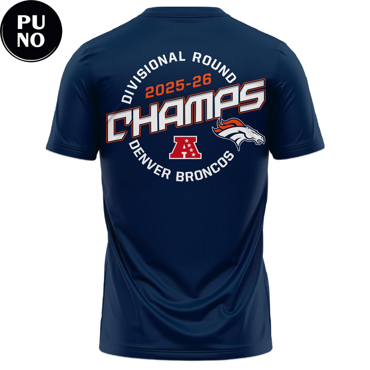 Denver Broncos Divisional Round Champions 2025-26 Hoodie Shirt