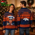 Denver Broncos Donald Trump Ugly Christmas Sweater