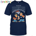 Denver Broncos Flintstones Football T Shirt