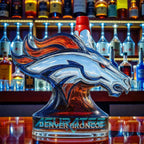 Denver Broncos Football Whiskey Bottle