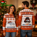 Denver Broncos Rocky Mountain Thunder Christmas Ugly Sweater