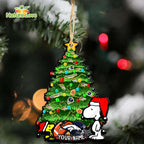 Denver Broncos Snoopy Peanuts Custom Christmas Ornament Xmas Tree Decorations