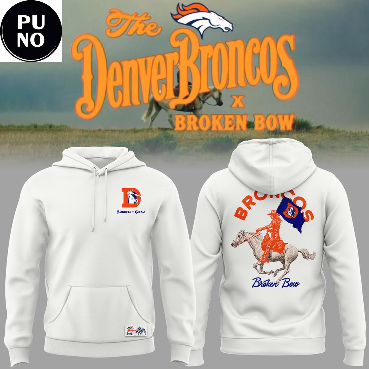 Denver Broncos x Broken Bow 2026 Hoodie T-Shirt