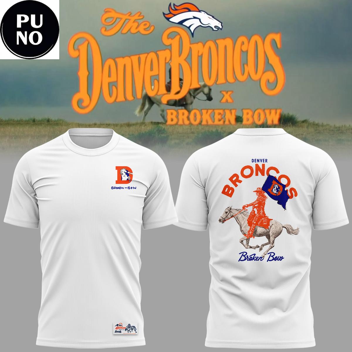 Denver Broncos x Broken Bow 2026 Hoodie T-Shirt