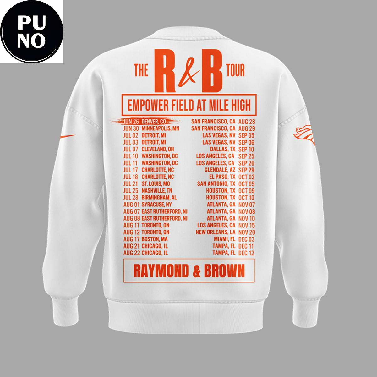 Denver Broncos x The R&B Tour 2026 Hoodie T-Shirt