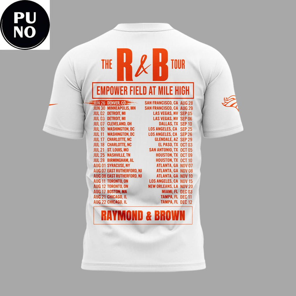 Denver Broncos x The R&B Tour 2026 Hoodie T-Shirt