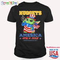 Denver Nuggets Baby Yoda America 4th Of July Independence Day T Shirt