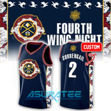 Denver Nuggets x Fourth Wing Night 2025 Special Basketball Jersey