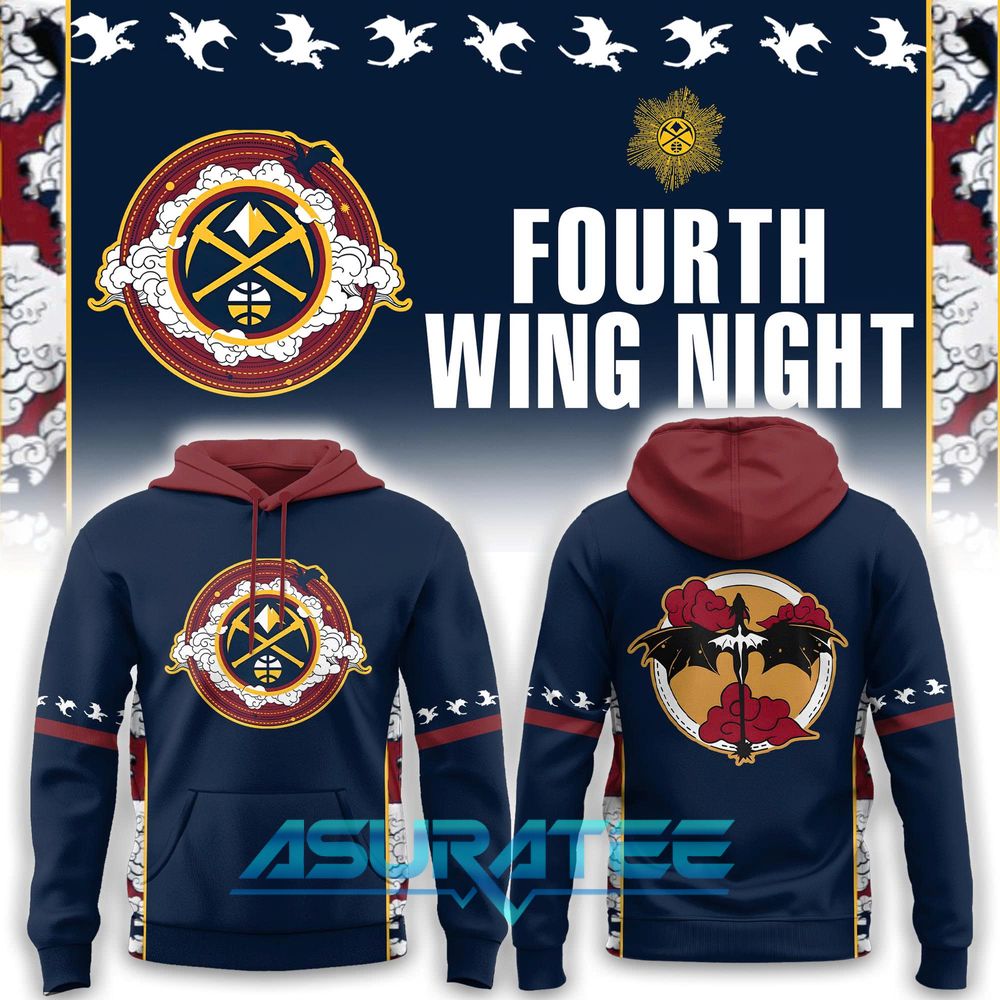 Denver Nuggets x Fourth Wing Night 2025 Special Hoodie Set