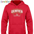 Denver Pioneers 10-Time Ncaa Men’s Ice Hockey National Champions Banner Hoodie