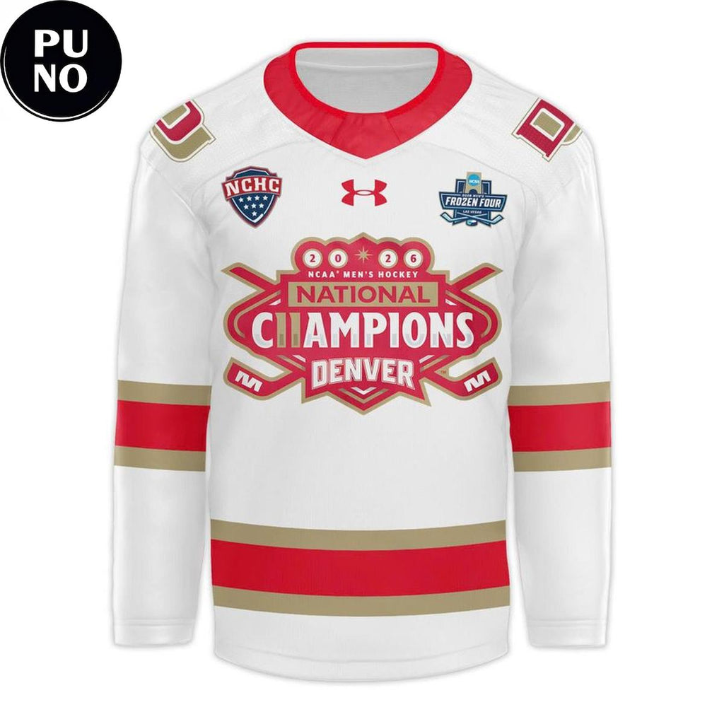 Denver Pioneers 11 Time NCAA National Champions 2026 Hockey Jersey