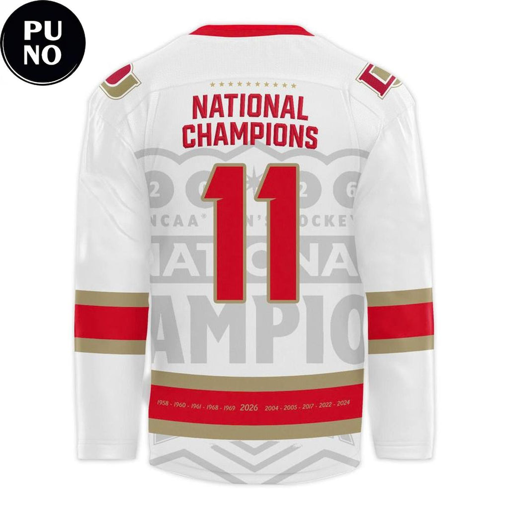 Denver Pioneers 11 Time NCAA National Champions 2026 Hockey Jersey
