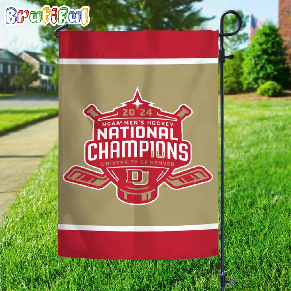Denver Pioneers 2024 NCAA Men’s Ice Hockey National Champions Garden Flag