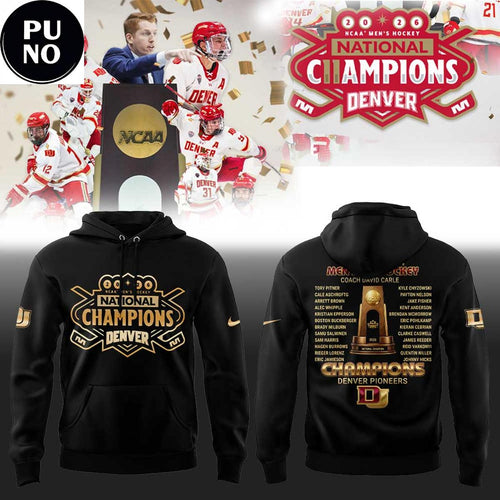 Denver Pioneers 2026 NCAA National Champions Locker Room Hoodie T-Shirt